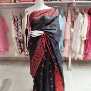 Kolkata Hand Work K Matka Design Saree – RKanika