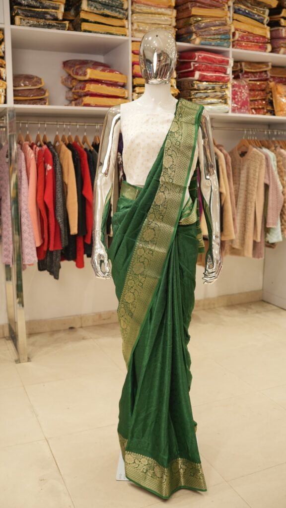 Kolkata Hand Work Hulchul Self Print Saree – RKanika