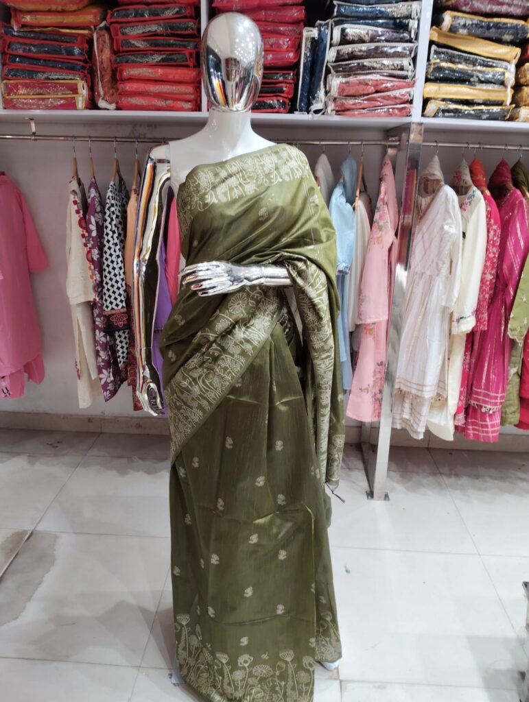 Kolkata Hand Work Matka Silk Saree – RKanika