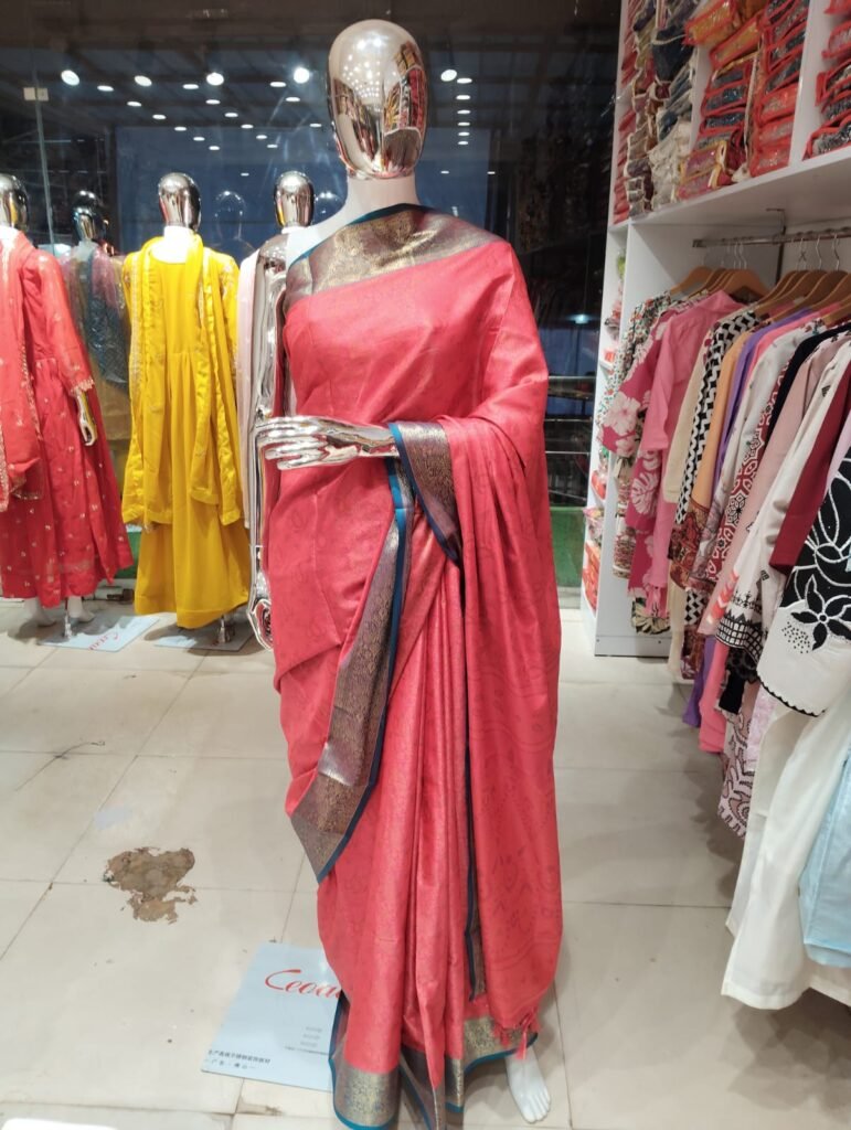 Kolkata Hand Work Pashmina Silk Saree – RKanika